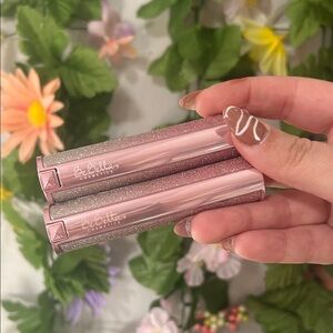 Pink and Silver Lip Sticks